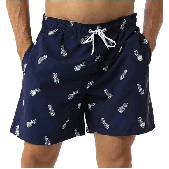 SILKWORLD Men's Swim Trunks Quick Dry Beach Shorts with Pockets XXL - Picture 4 of 11